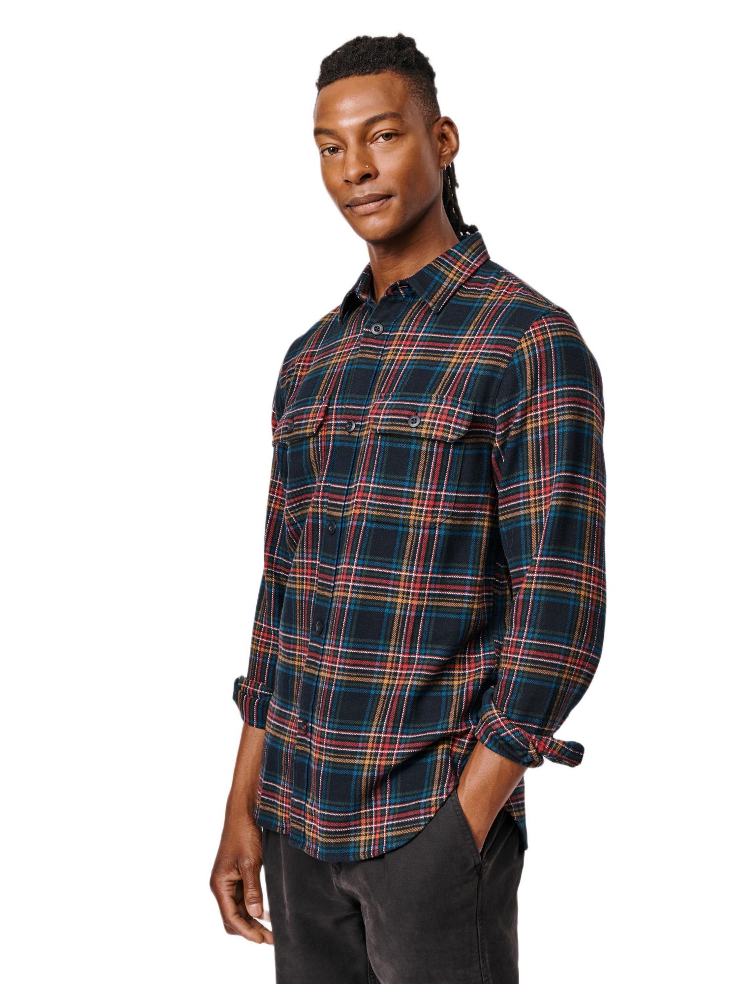 Men's Crowle Button Up Flannel Shirt