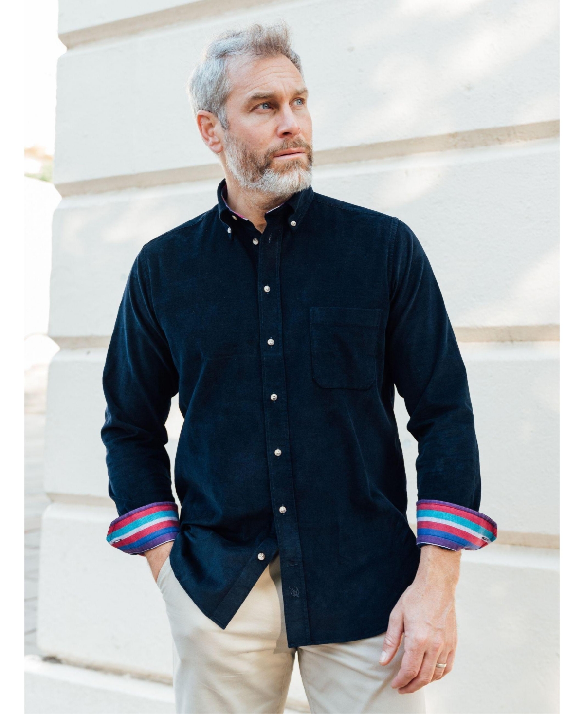 Koy Clothing Men's Corduroy Long Sleeve Shirt