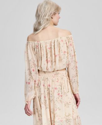 Petite Off-The-Shoulder Top, Macy's Exclusive