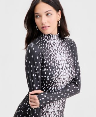 Women's Fawn-Print Maxi Dress, Macy's Exclusive