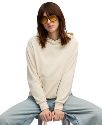 Puma - Women's Elevated Comfort Velour Long-Sleeve Hoodie