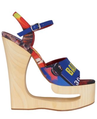 Women's Flag-Girl Sculpted Wedge Sandals
