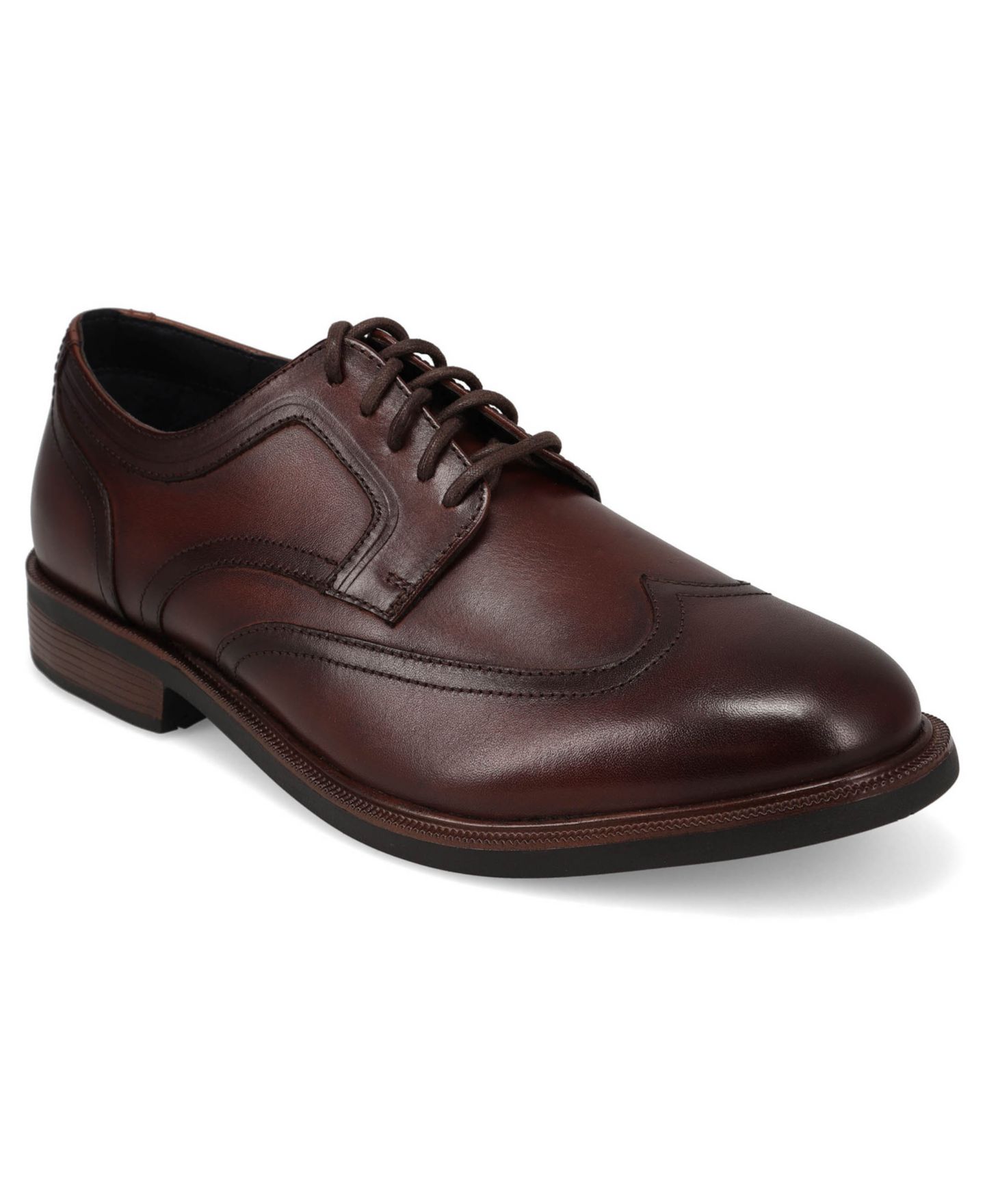 Обувь Dockers Men's Atkins Dressy Wingtip Oxford, цвет: Красное дерево — фото 1
