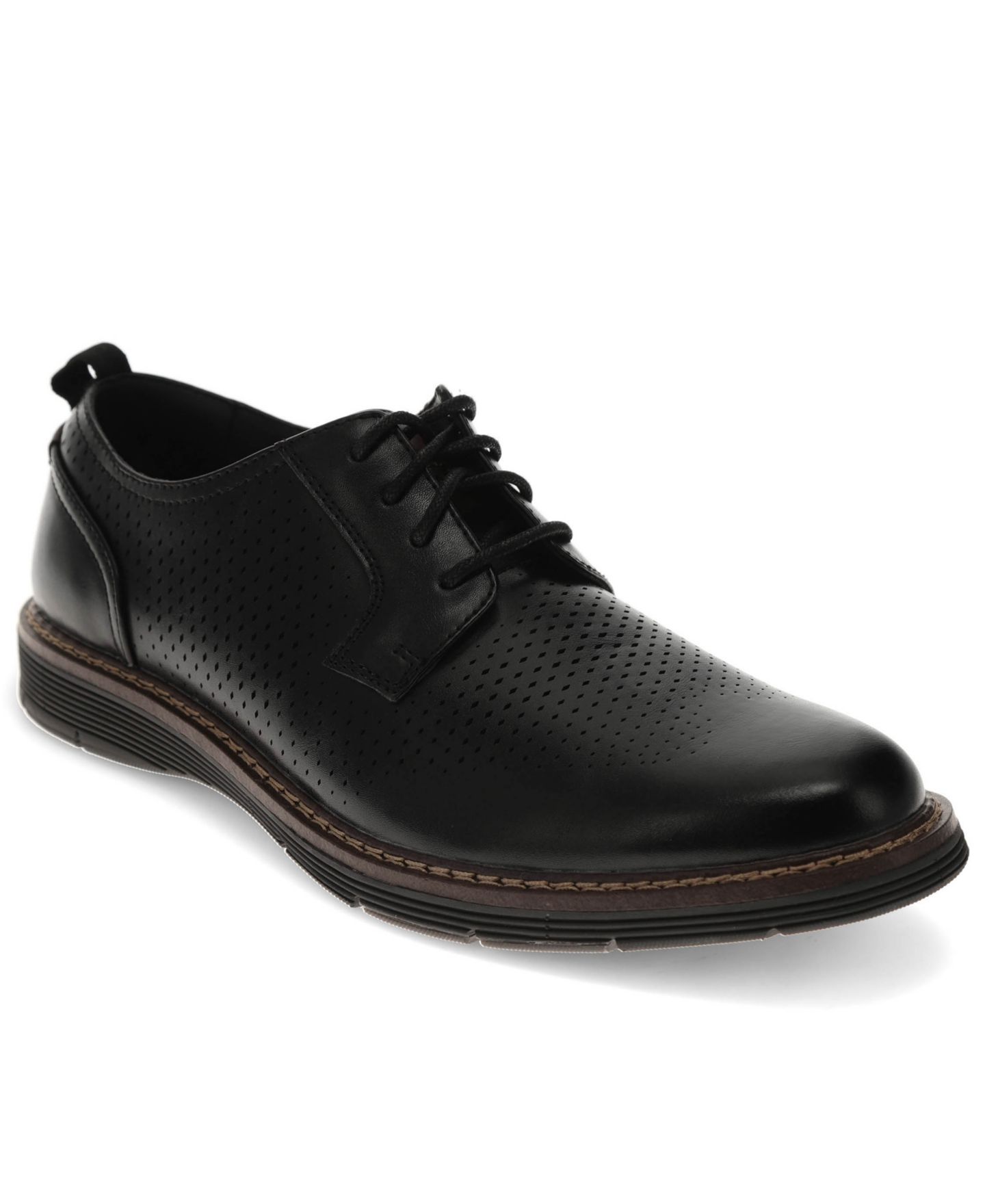 Обувь Dockers Men's Ezra Active Rebound Dress Casual Shoes, цвет: Чёрный — фото 1