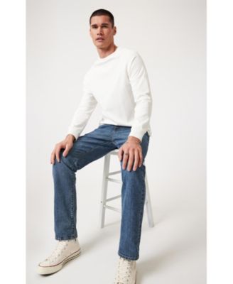 Men's Mavi Zach Straight Leg In Dark Faded Classic Blue