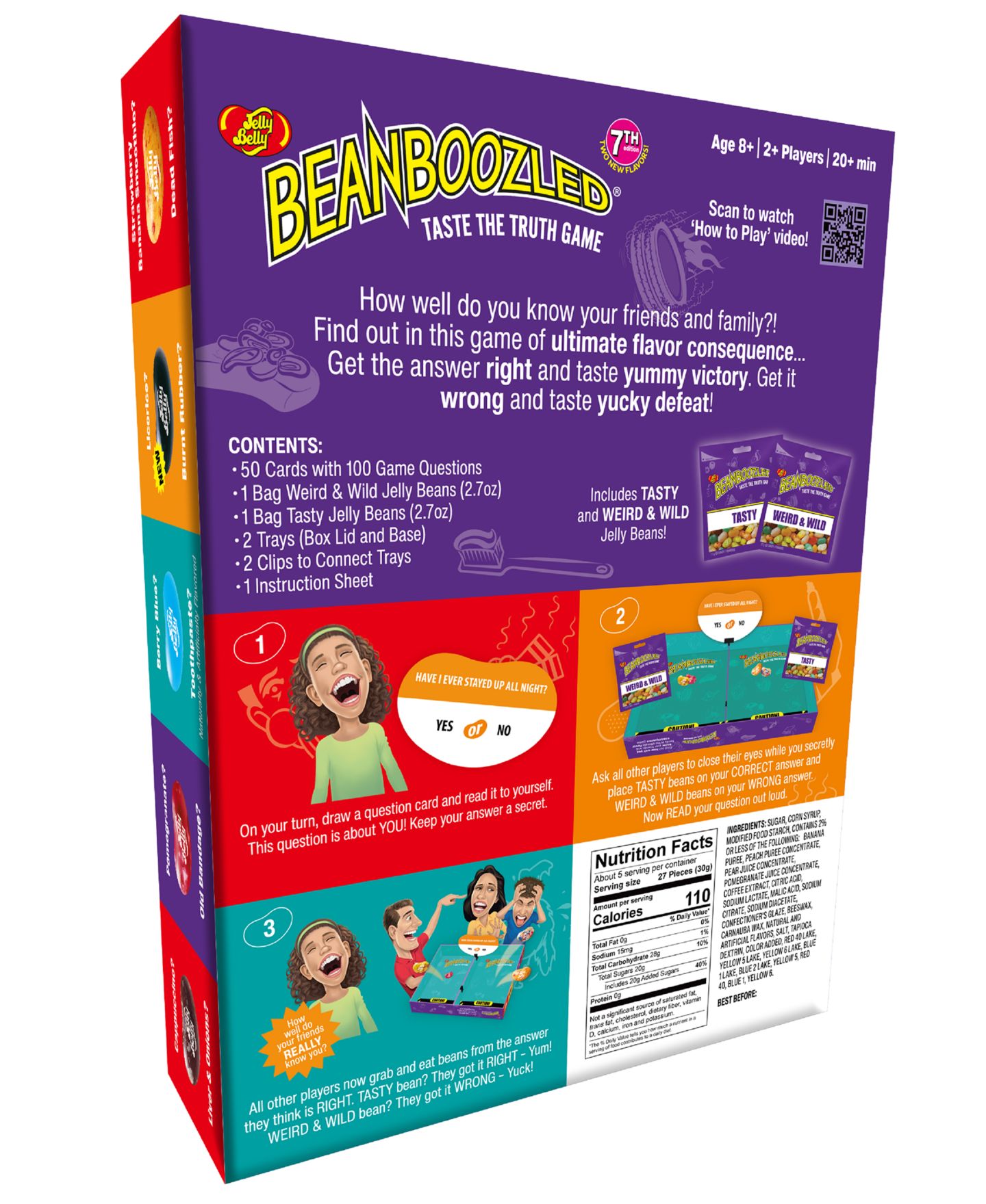 Детская карточная игра Jelly Belly BeanBoozled Taste the Truth Game, цвет: Разноцветный — фото 5
