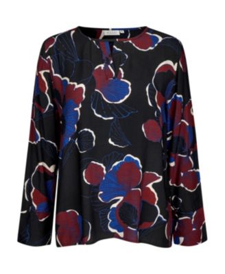 Women's Belsanu Round Neck Long Sleeve Blouse