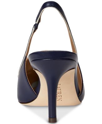 Women's Khloe Leather Slingback Loafer Pumps