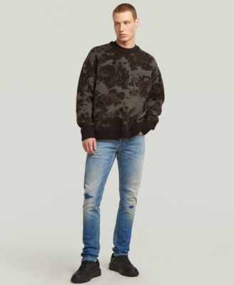 Men's Camo Jacquard Knit Sweater