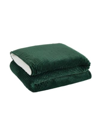 Plush Corduroy Blanket, Full/Queen