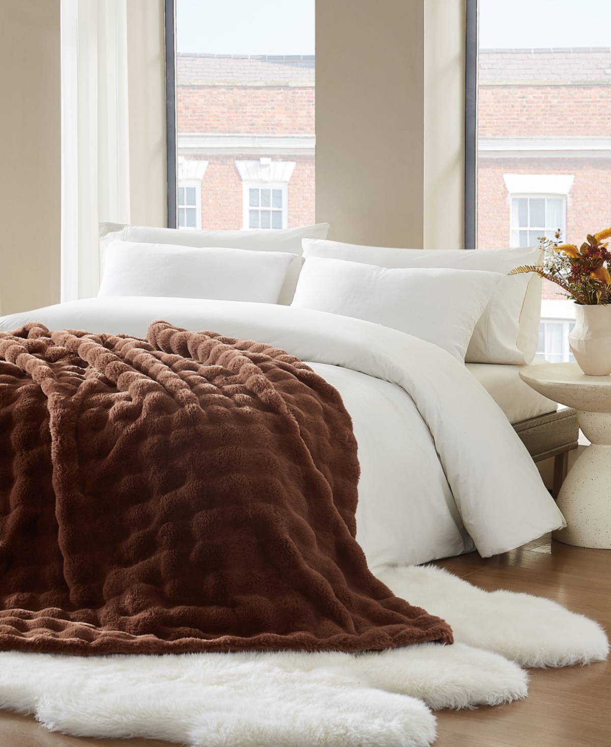 Brooklyn Loom Bubble Bed Blanket