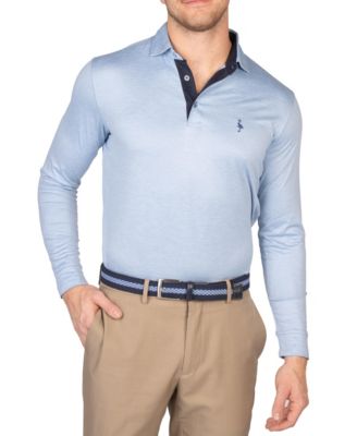 Men's Performance Mesh Long Sleeve Polo