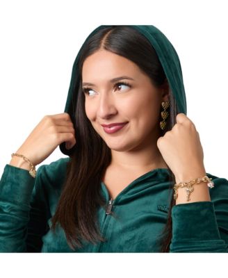 Triple Heart Drop Earrings