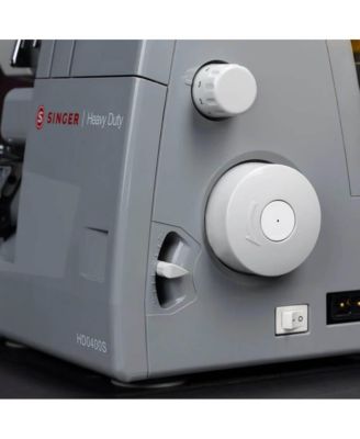 Heavy Duty Serger Sewing Machine with Metal Frame - Gray