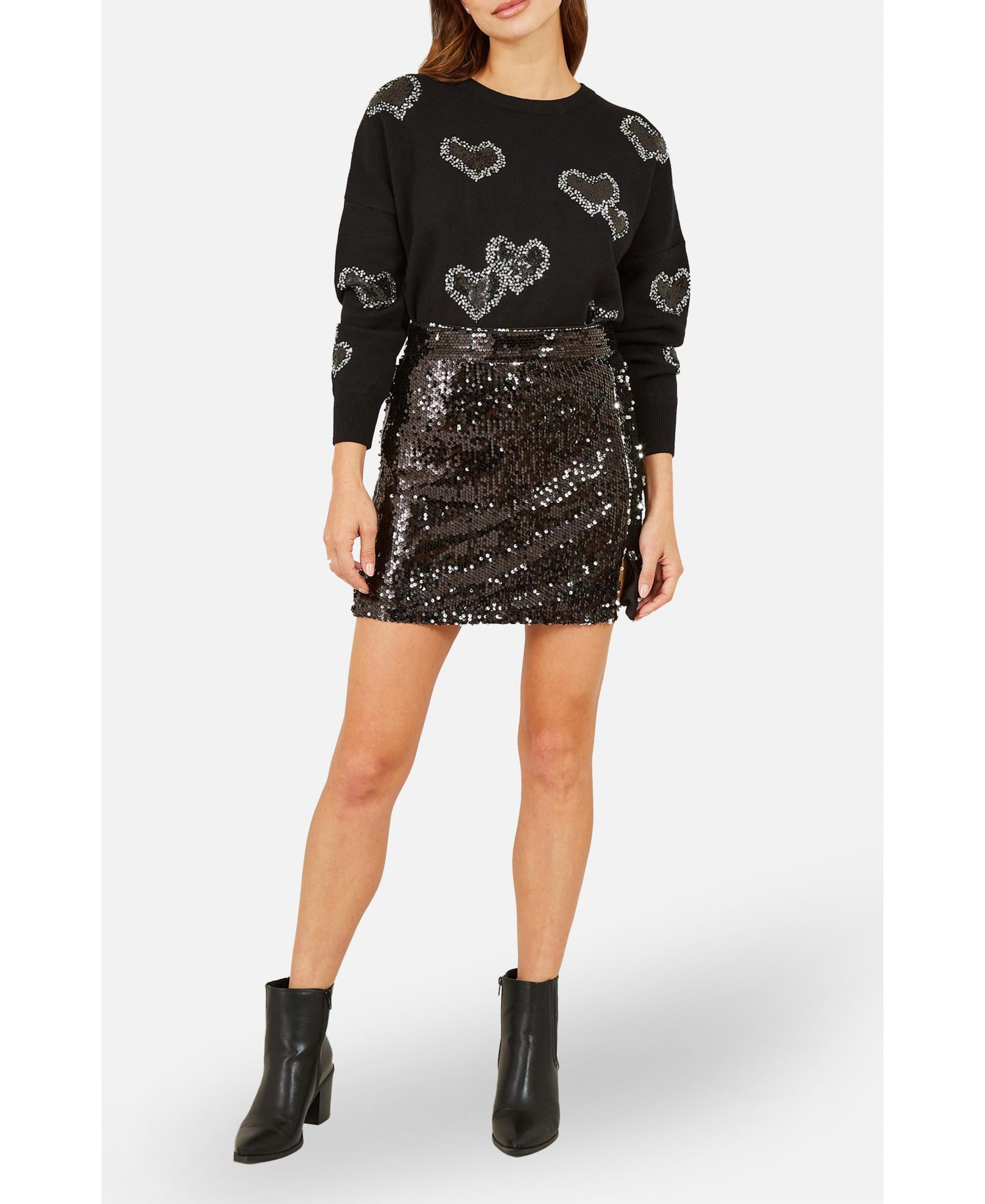 Women's Sequin Mini Skirt