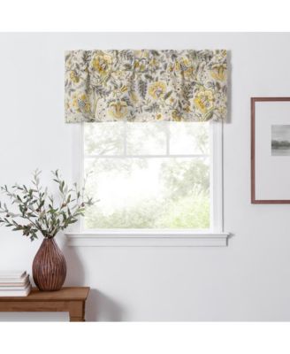 Regency Straight 3" Rod Pocket Valances for Windows 50" x 15" Grey