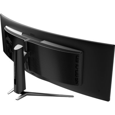 MPG 491CQPX QD-OLED 49" 32:9 DQHD 240Hz Curved OLED HDR Gaming Monitor, Metallic Black