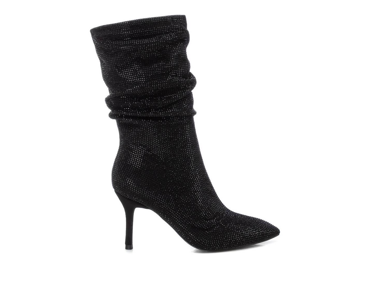 Женские ботинки XTI Boots & Booties Suede Stiletto, цвет: Чёрный — фото 1