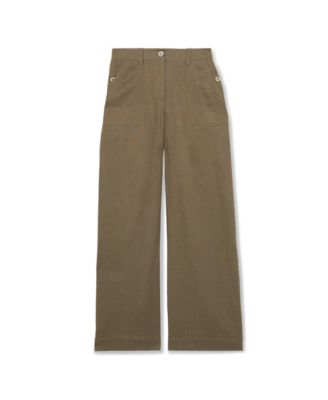 Women's Linen Wide-Leg Pants