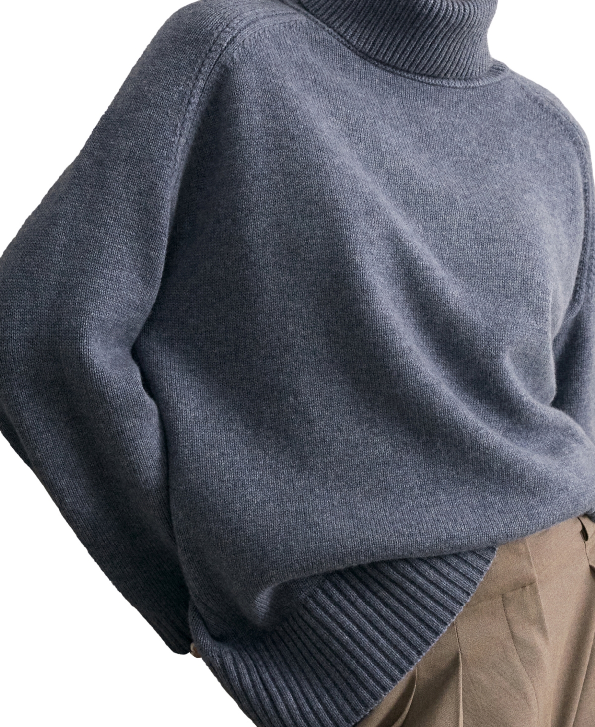 Reiss Women's Wool-Cashmere Roll-Neck Sweater