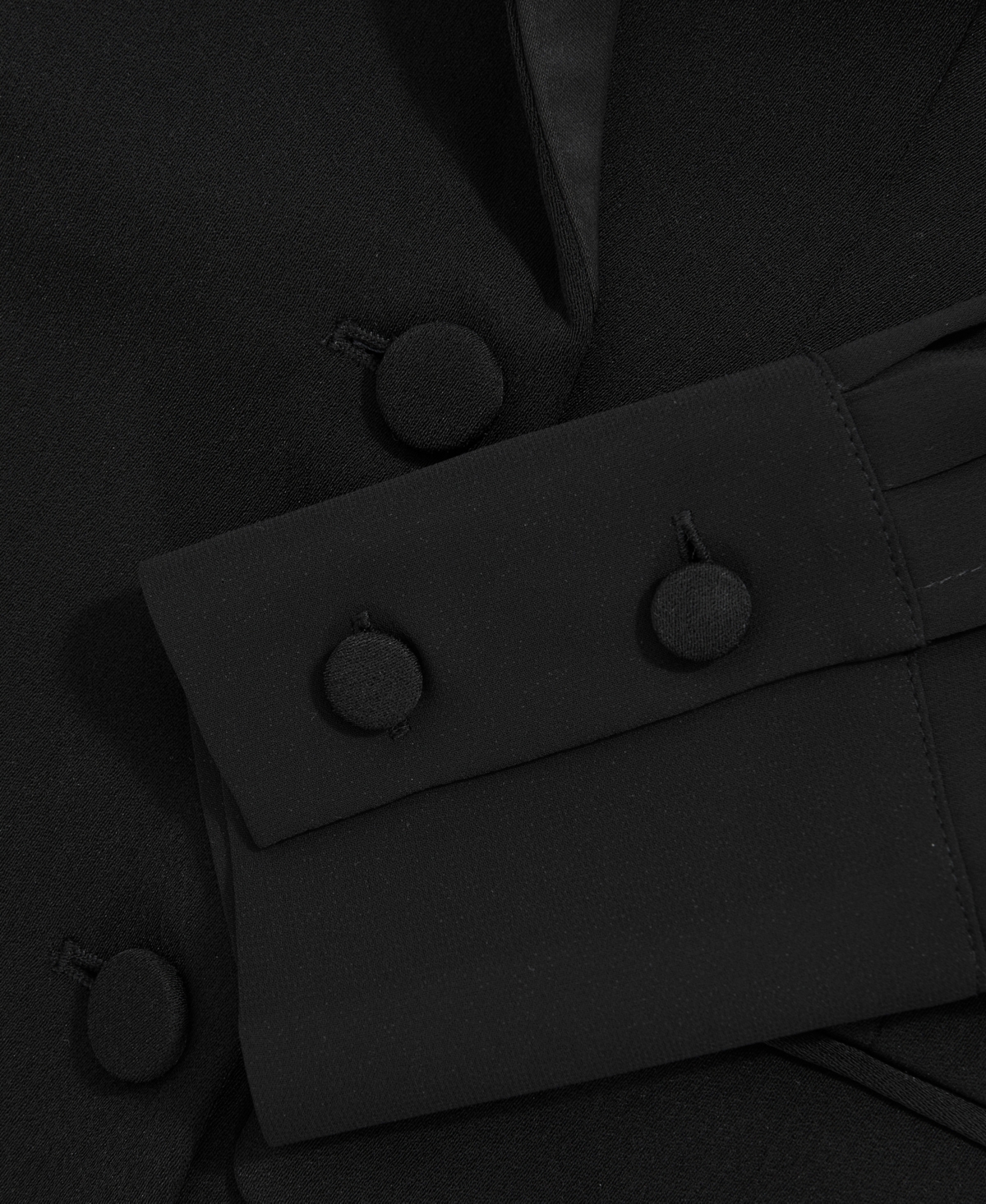 Reiss Women's Sheer-Sleeve Tuxedo Mini Dress