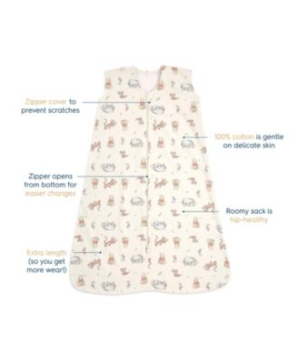 Baby 100% Cotton 0.5 TOG Sleepsack Wearable Blanket