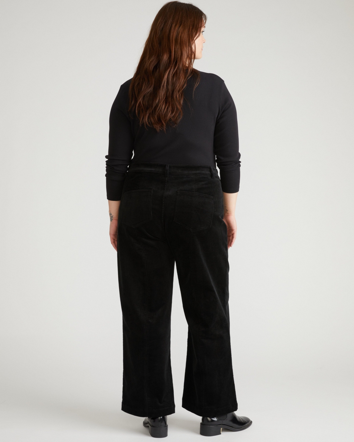 Universal Standard Women's Plus Camila Wide Leg Corduroy Pants