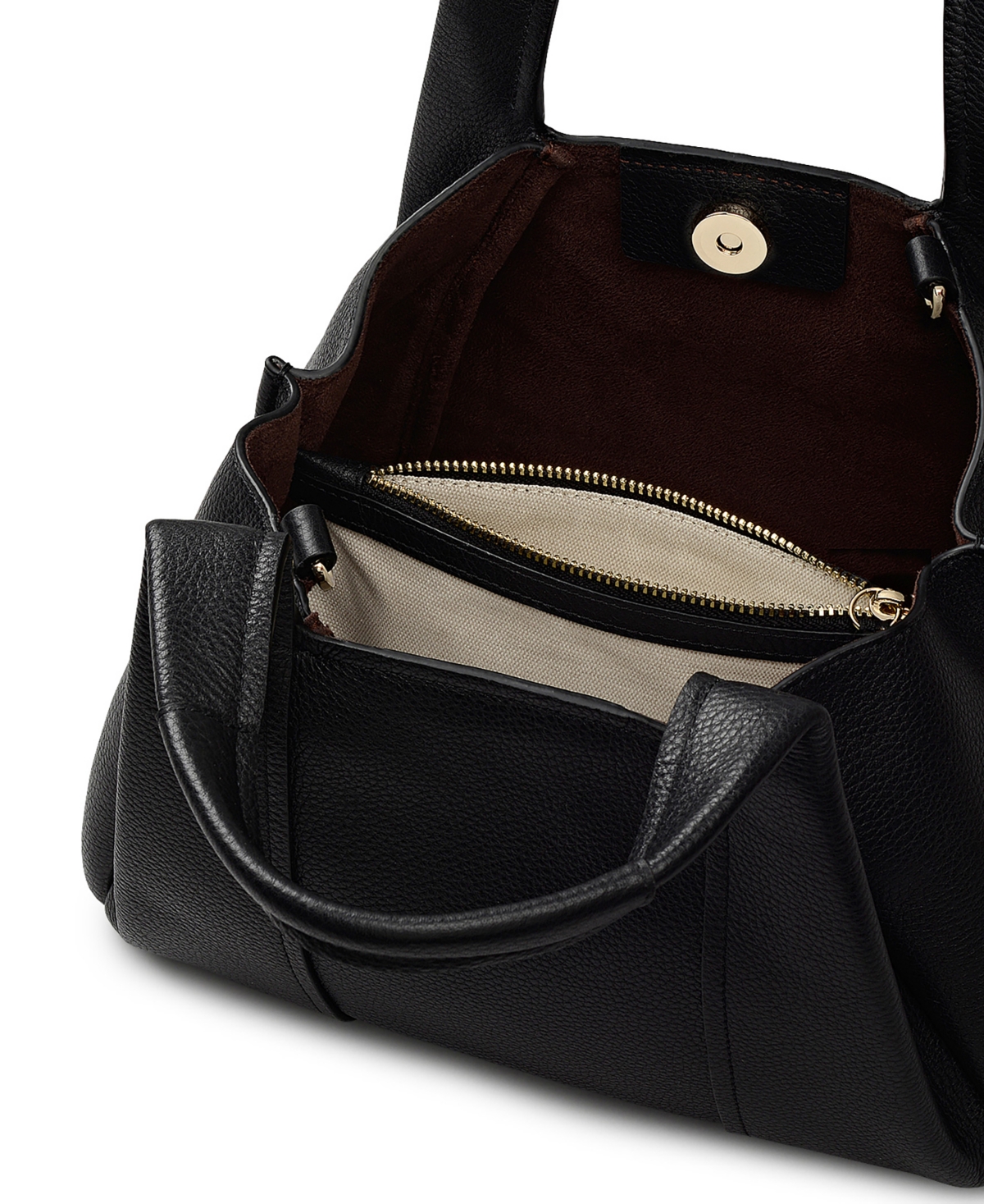 Radley London Stanhope Square Small Zip Top Crossbody Grab Bag In Black