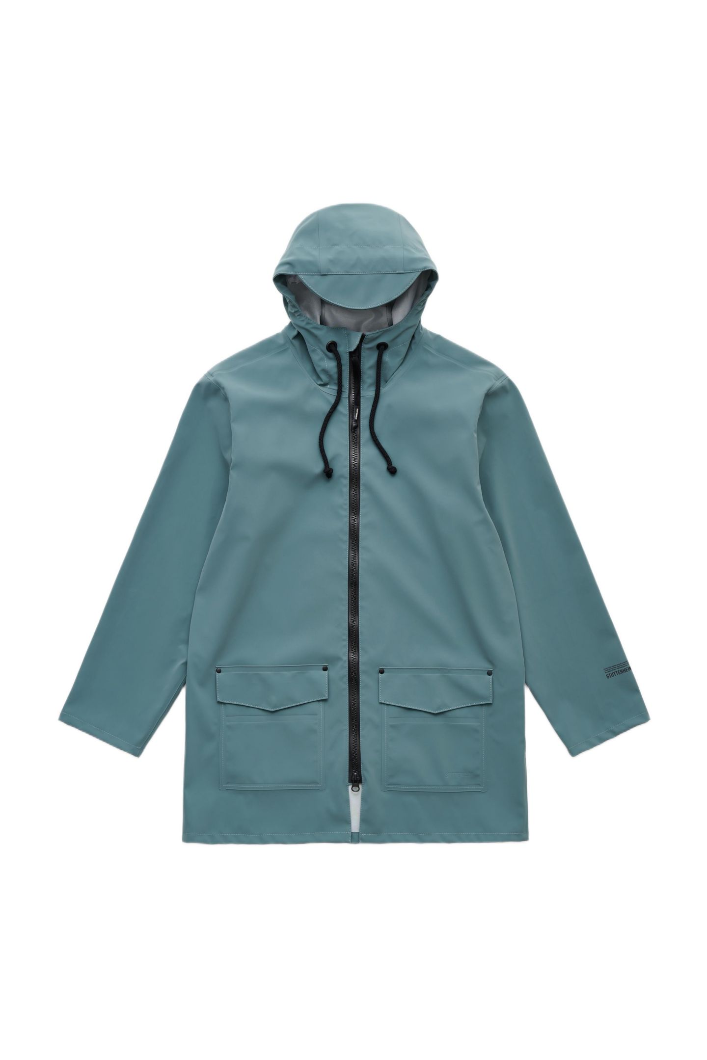 Мужские куртки Stutterheim Stockholm Patch Raincoat, цвет: Moon Rock — фото 7