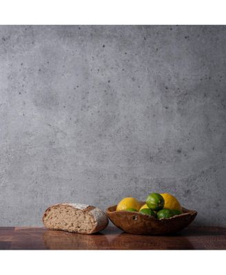 Duo Board - 24x24" Double Sided Surface Board, Iced Concrete/Midnight Cement