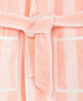 Women's Broad Stripe Cotton Robe