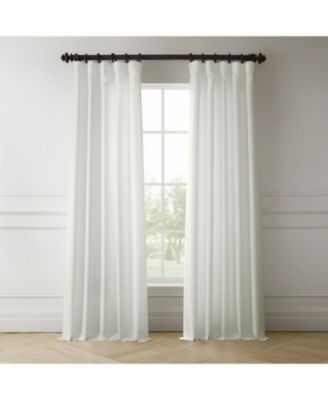 Italian Faux Linen Room Darkening Curtain