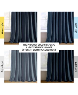 Signature Extra Wide Velvet Blackout Curtain
