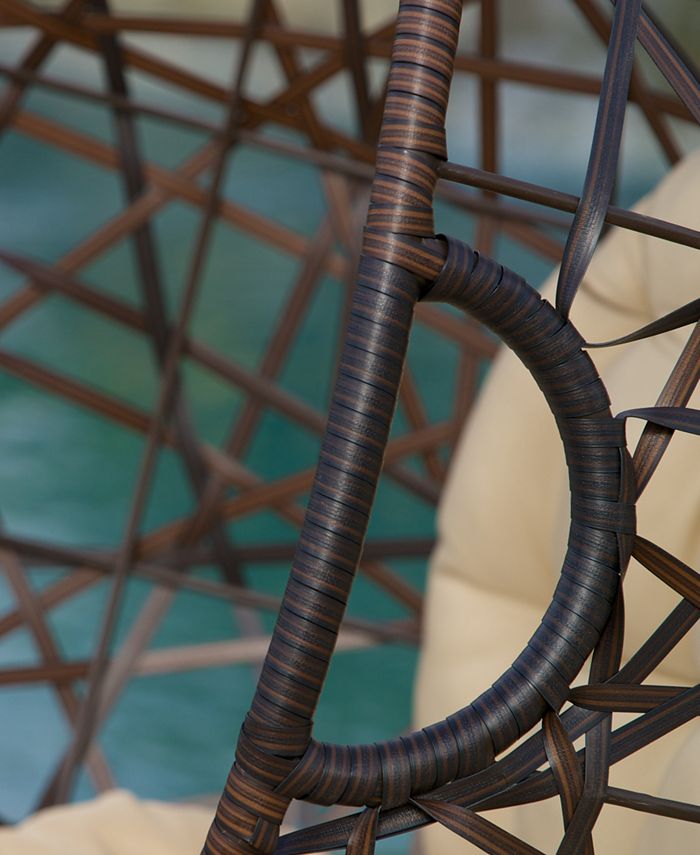 Dustan wicker sales swing chair