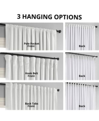 Signature Extra Wide Velvet Blackout Curtain