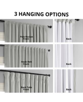 Signature Extra Wide Velvet Blackout Curtain