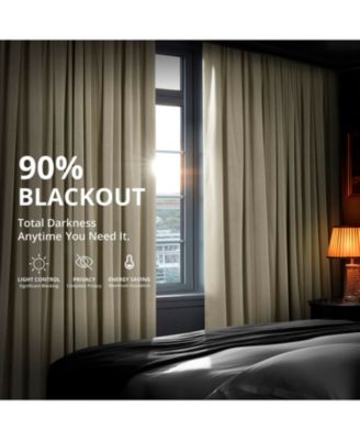 Signature Extra Wide Velvet Blackout Curtain