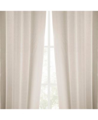 Italian Faux Linen Room Darkening Curtain