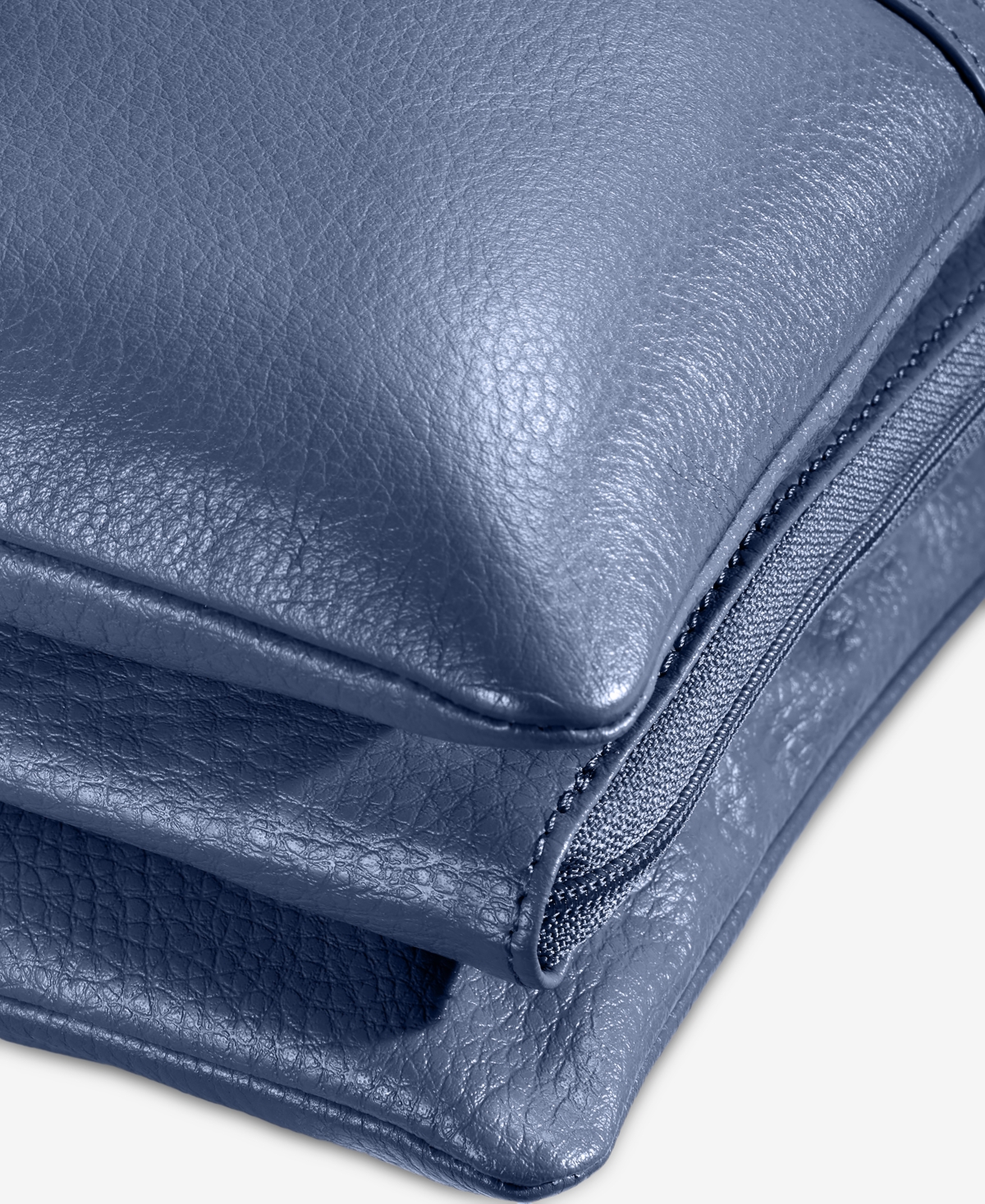 Giani Bernini Triple-Zip Pebble Leather Dasher Crossbody, Created for Macy's