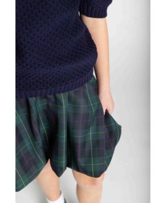 Big Girls Plaid Bubble Skirt