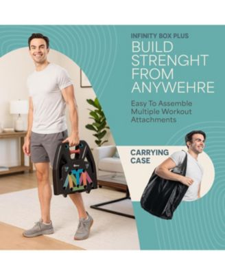 Portable Home Gym Kit – Push Up Board with Resistance Bands for Full Body Workouts