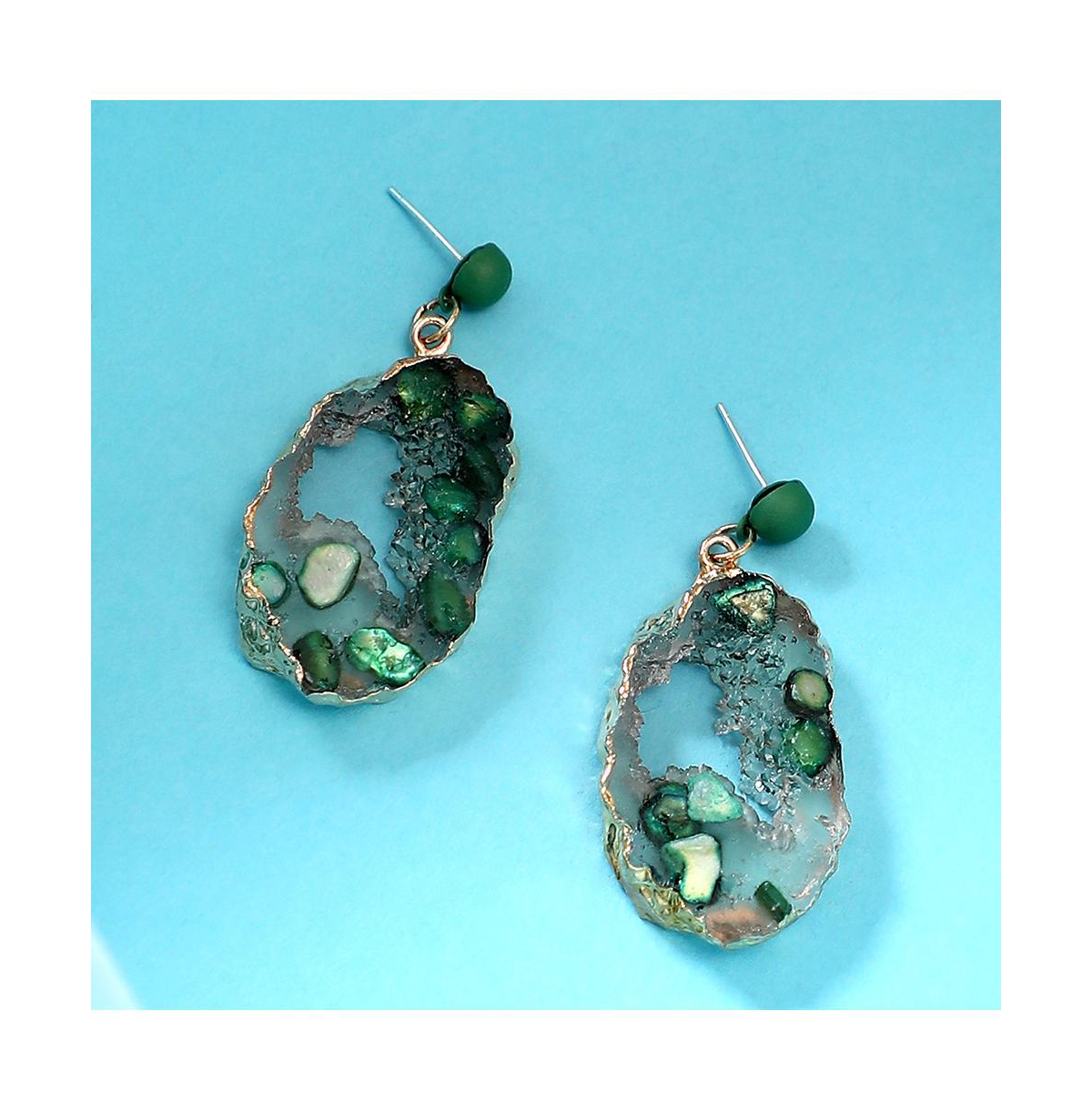 Sohi Women's The Wilderness Drop Earrings