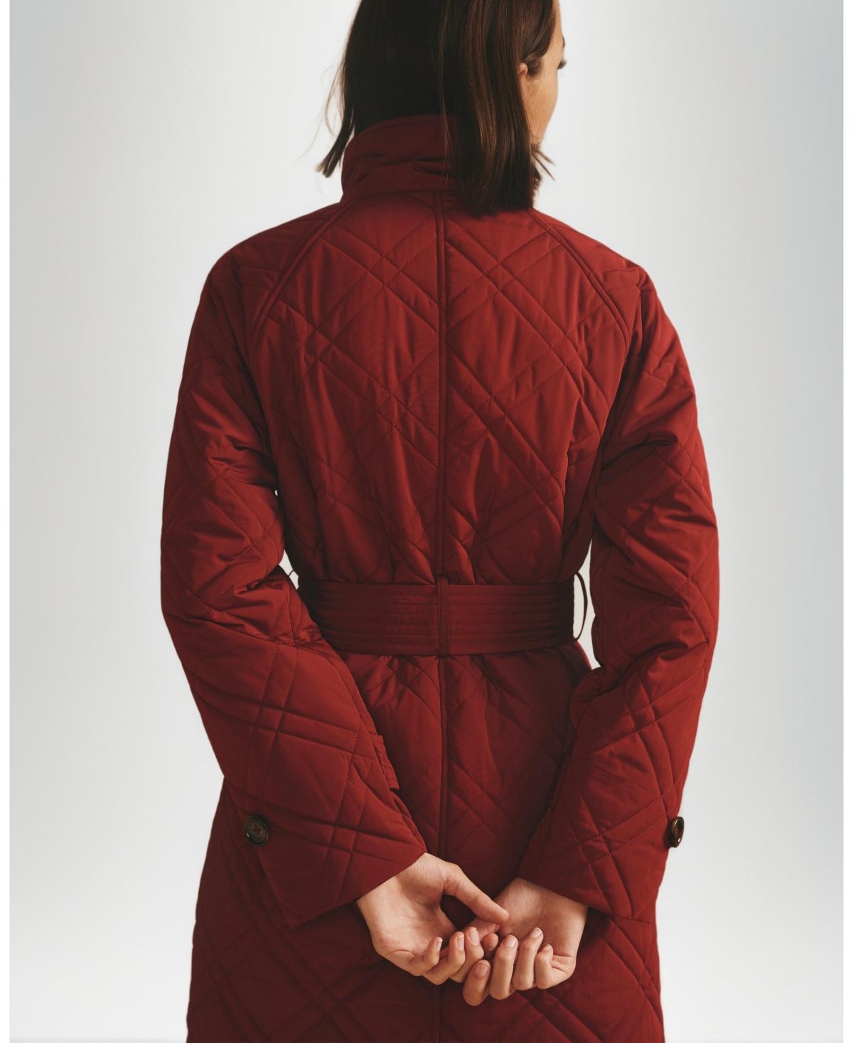 Universal Standard Plus Nehra Quilted Coat