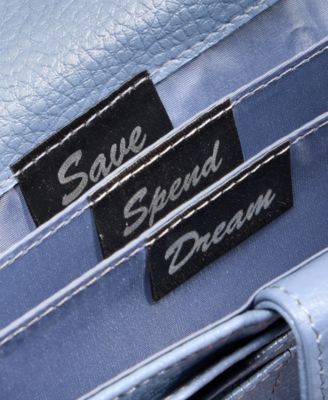 Pebble Leather Receipt Wallet