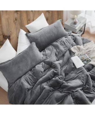 Git Cozy - Oversized Comforter Set - Darkest Gray , King