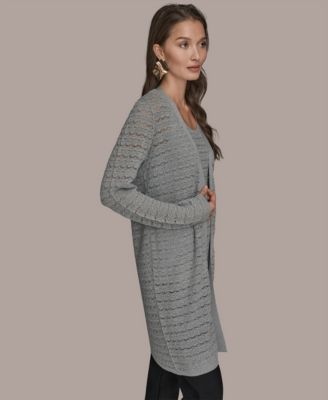 Women's Long-Sleeve Open Front Cardigan