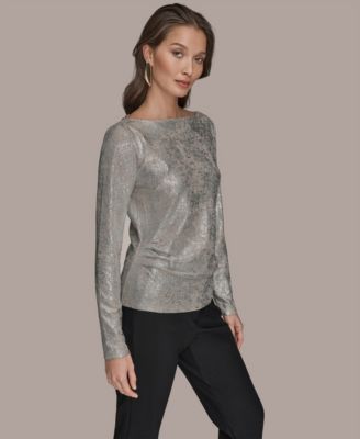 Women's Long-Sleeve Foil Top