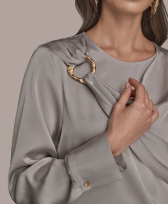 Women's Scoop Neck Long-Sleeve Top