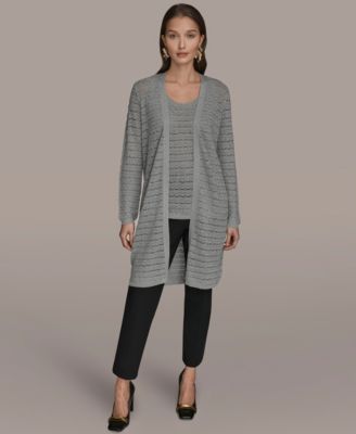 Women's Long-Sleeve Open Front Cardigan