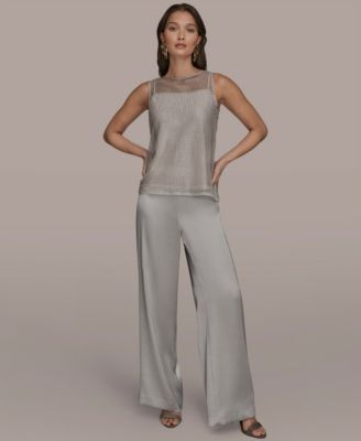 Women's Sleeveless Beaded Top